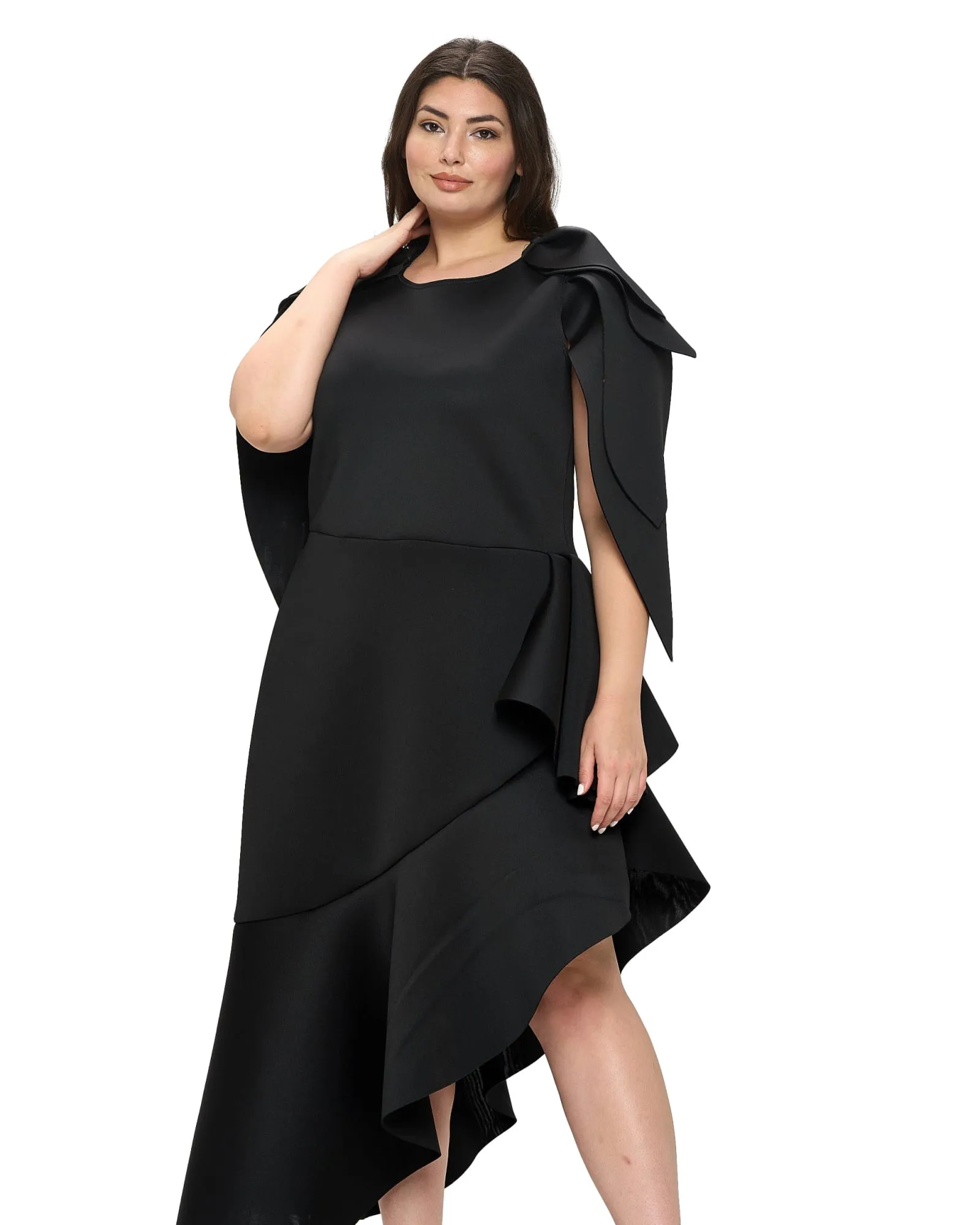 Espinoza Surplice Maxi Dress | Black